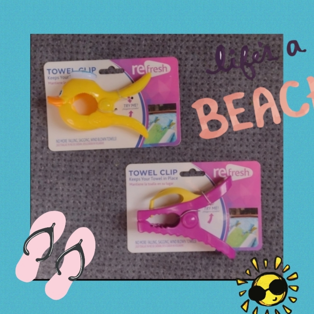 🏖️ Towel Clips!